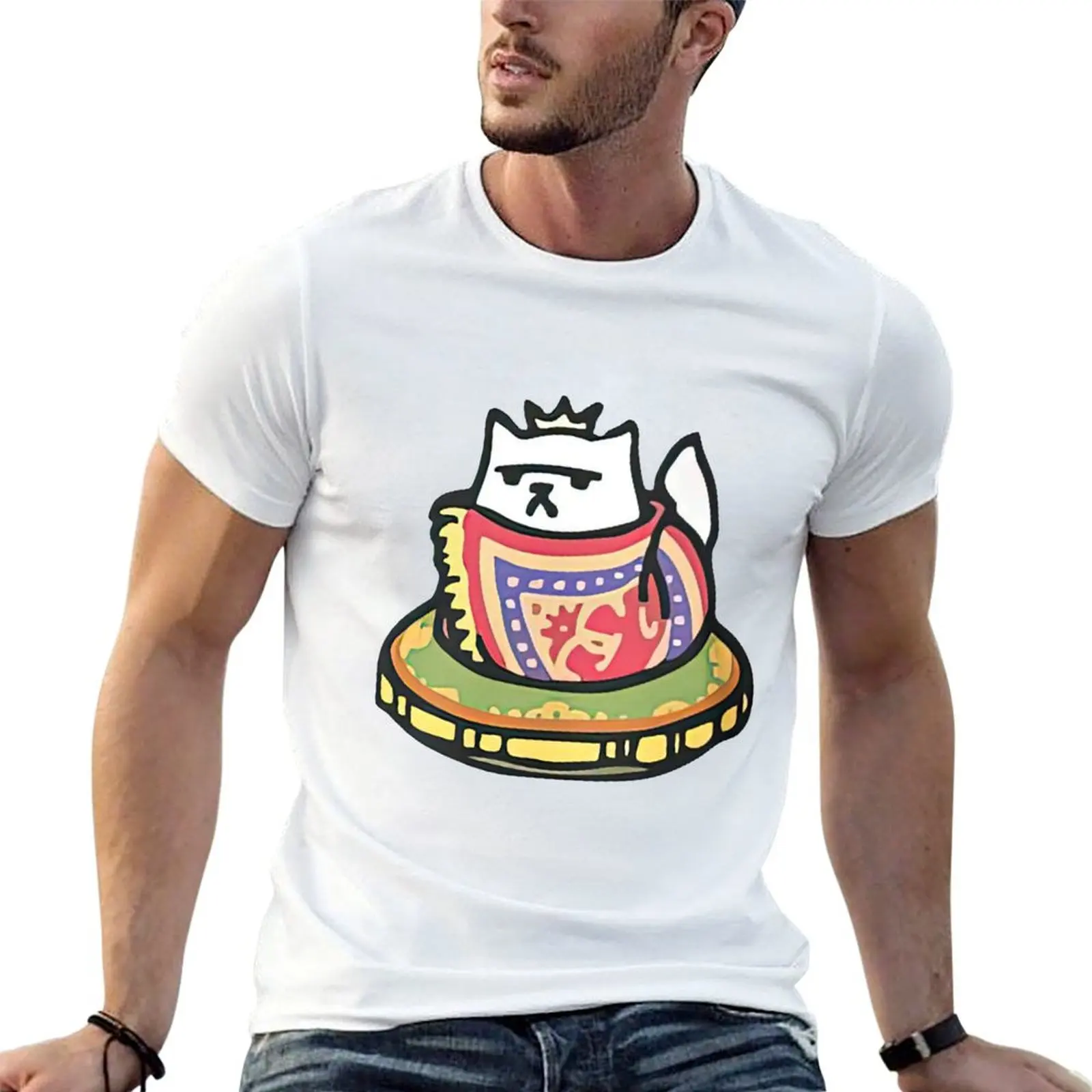 

pack jjdough cotton t shirts man shirt t by cotton Atsume T-Shirt Neko
