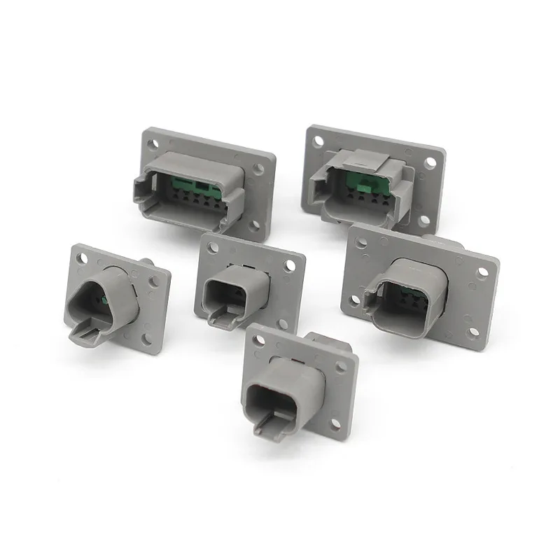 2-12 Hole DT Waterproof With Fixed Flange Connector Insert Wholesale DT04-2PA-L012 DT06-08SA DT06-6S DT04-6P DT04-08PA DT04-4P