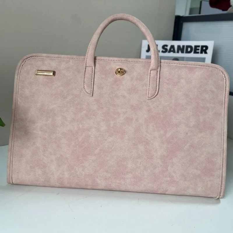 Computer bag and computer protective case Laptop tote bag pink.