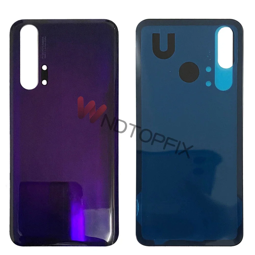 1PC BackGlass For Huawei Honor 20 Pro Battery Cover Rear Panel Door Housing Case For Honor 20 Back Cover For Honor20 Pro Housing