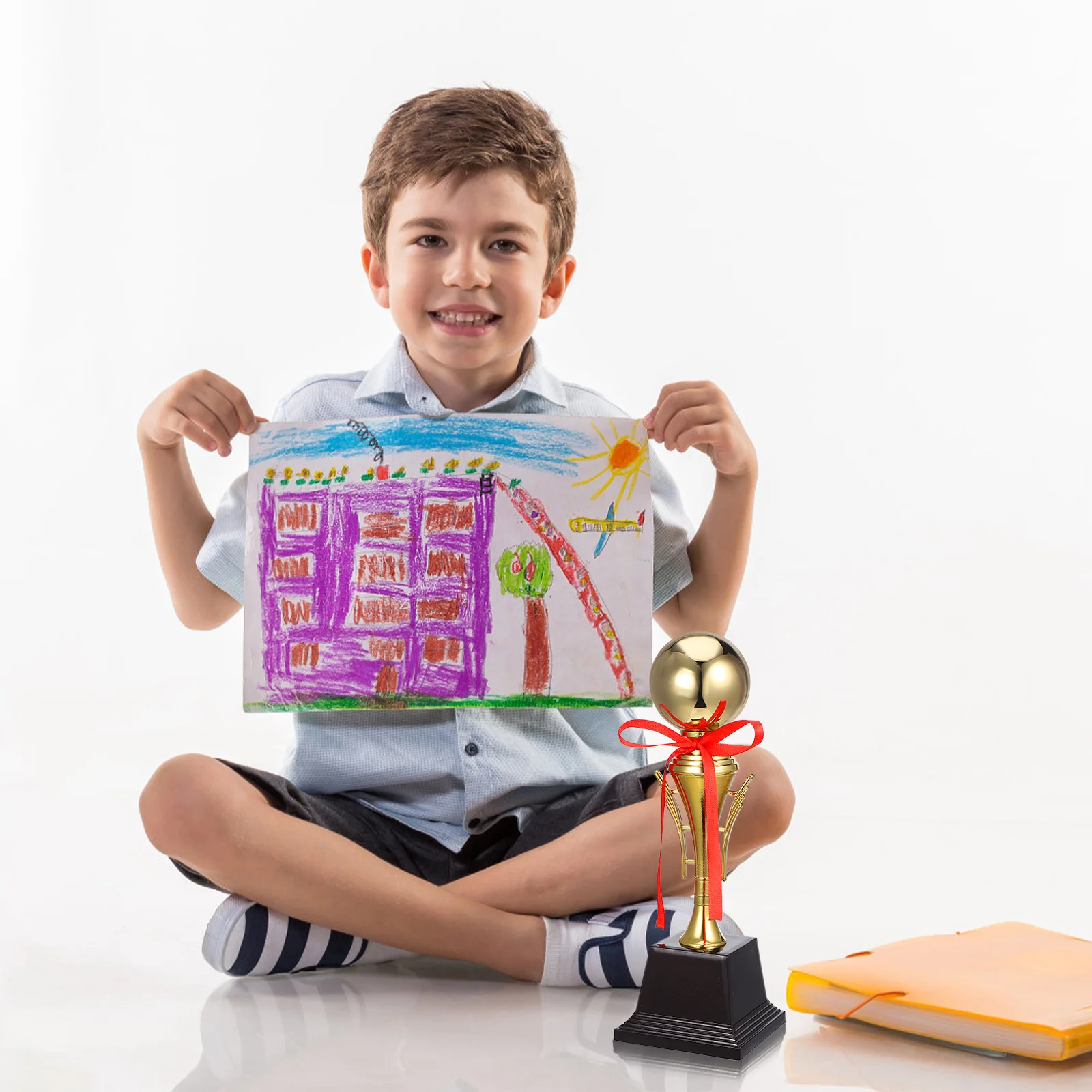 

Metal Trophy Cup Gold: Large Championship Award For Soccer Sports Competitions Durable Honor Prize Athletic Events Decor