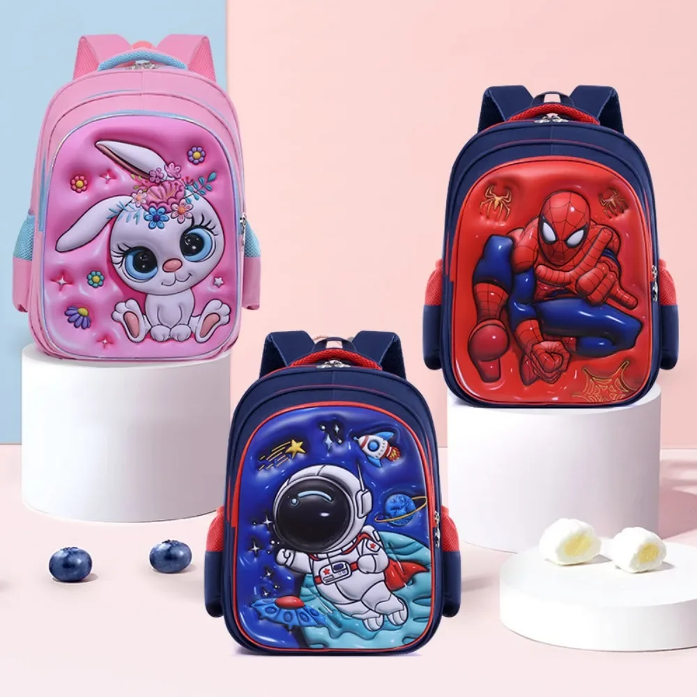 Spider-Man 3D Hard Shell Backpacks Simple Lightweight Multifunctional Large Capacity High-quality Fashion School Bag Kids Gifts