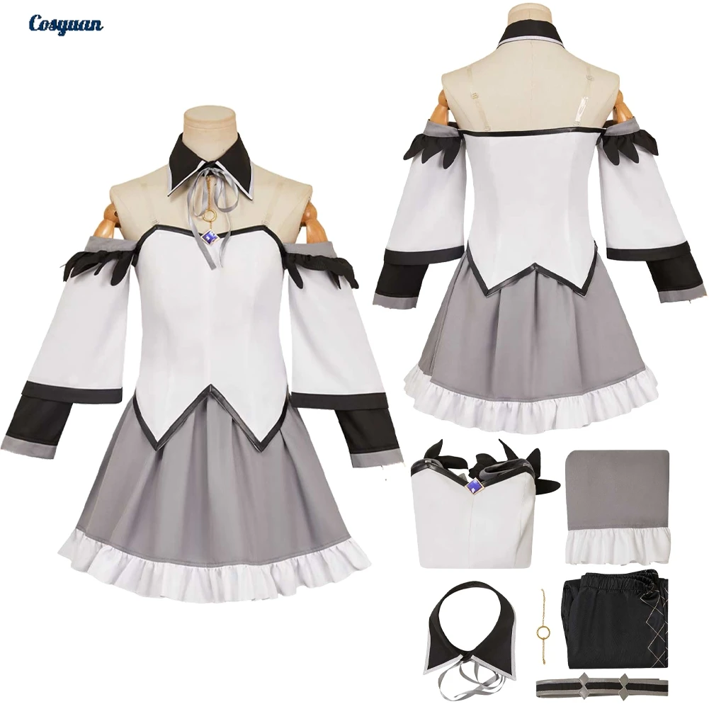 

Anime Magi of Puella Cosplay Akemi Homura Dresses Clothes For Women Party Disguise Roleplay Halloween Carnival Outfits Suits
