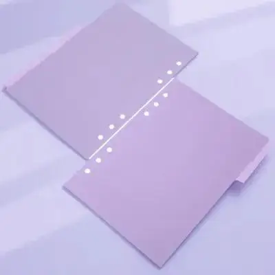 

6pcs Pagination Management Tool Binder Dividers PP Plastic Page Tabs for Notebooks Index Divider Sheets 6 Ring A5 for Journals