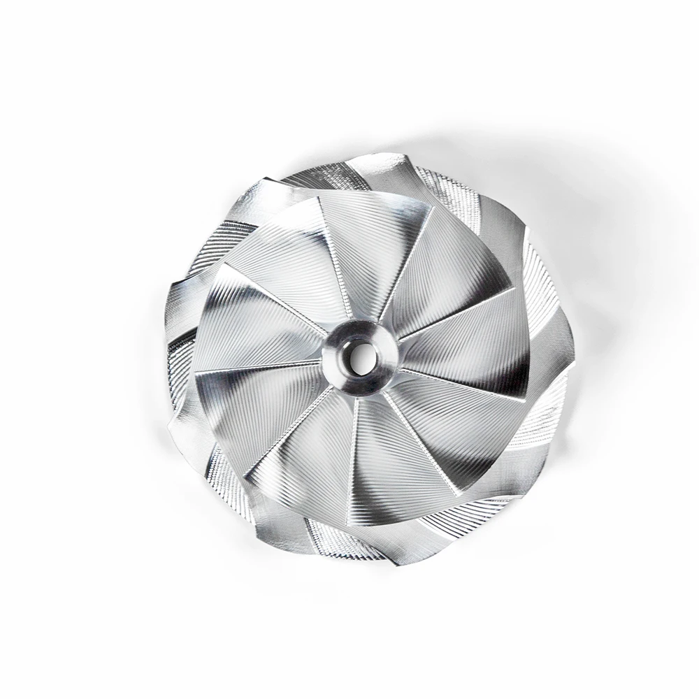 

Compressor WheelBillet G35-900 Billet Forged 62x76mm 9+0Forward Rotation 5-AXIS CNC Machine 230-G009