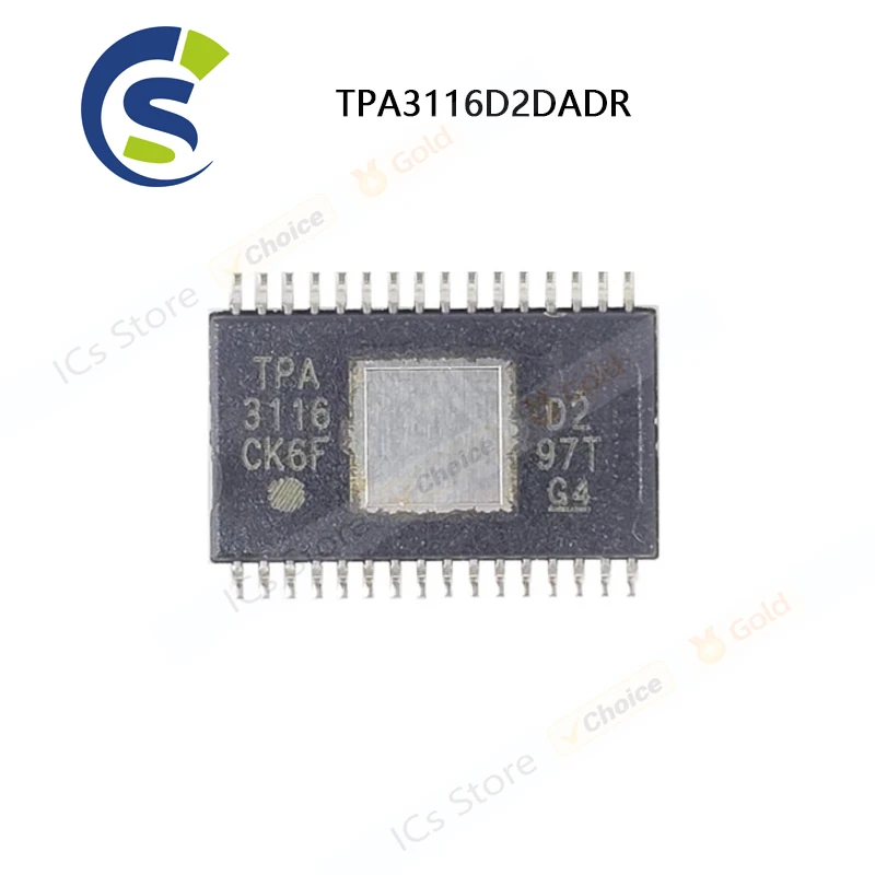 1PCS 100% New TPA3116D2DADR TPA3116D2 TPA3116 SOP-32 Chipset