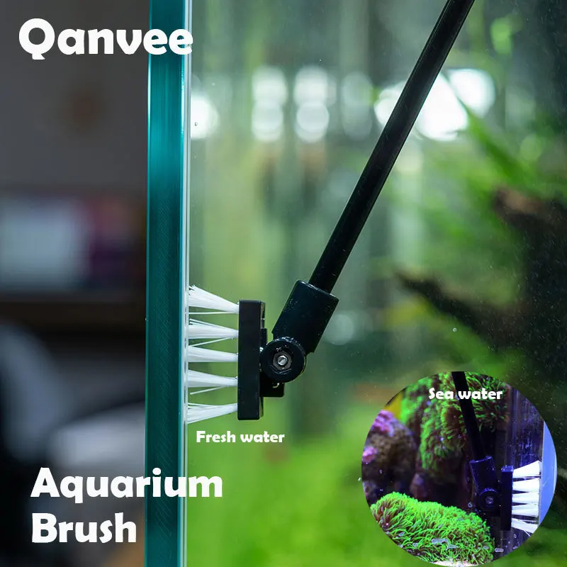 Fishing Cleaning Brush Plant Tank Fresh Sea Water Cleaning Tools Shrimp Saltwater Aquarium Accessories Cleaners Washing Tank