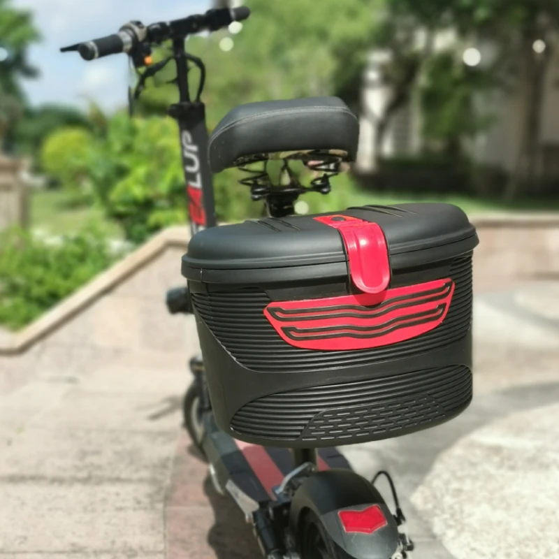 Cestino anteriore e posteriore universale per Scooter elettrico con staffa di installazione borsa interna impermeabile accessori per Scooter