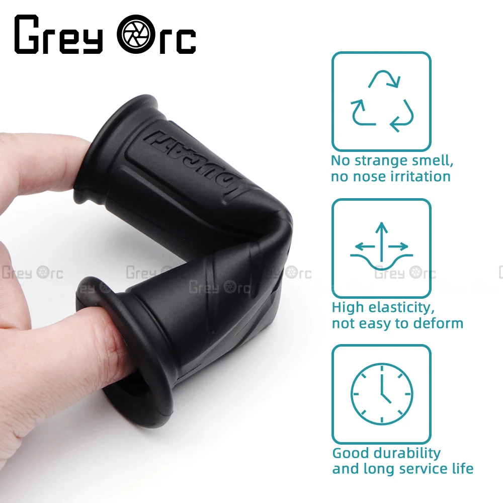 اليد المطاط بار قبضة المقود ل Ducati Superbike 1199 Panigale 821 959 1299 Monster 1200S Multistrada MTS 1200 S Touring #2