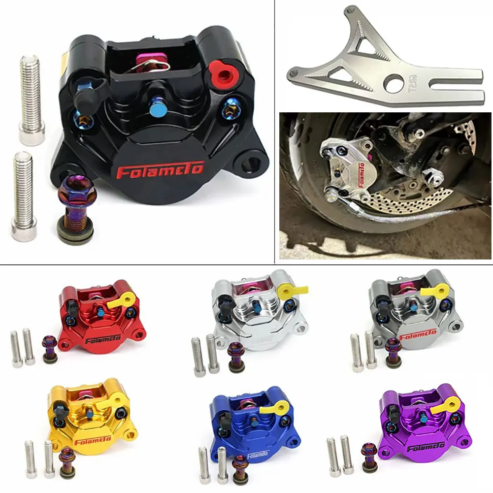 84 mm Motorrad Pitching Bremssattel 2 Kolben vorne hinten Scheibe für Yamaha JOG Aerox Honda Msx125 Monkey Grom Street Bike E-Bike