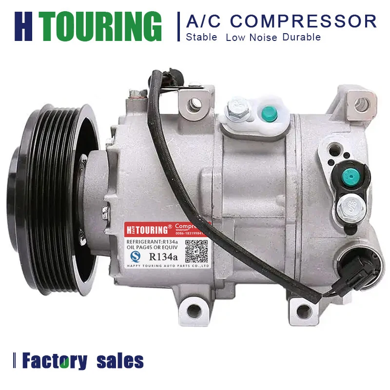 

AC Compressor For Hyundai Accent / Kia Rio rio5 2012 2013 2014 2015 2016 2017 97701-1R100 97701-1W600 977011R100 977011W600