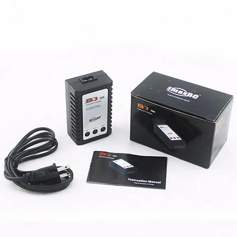 Charger for B3 Balanced Battery Charger IMAX B3 Pro Compact 10W 2S 3S Lipo Power Charger, forRC Helicopter Lipo Battery Aircraft
