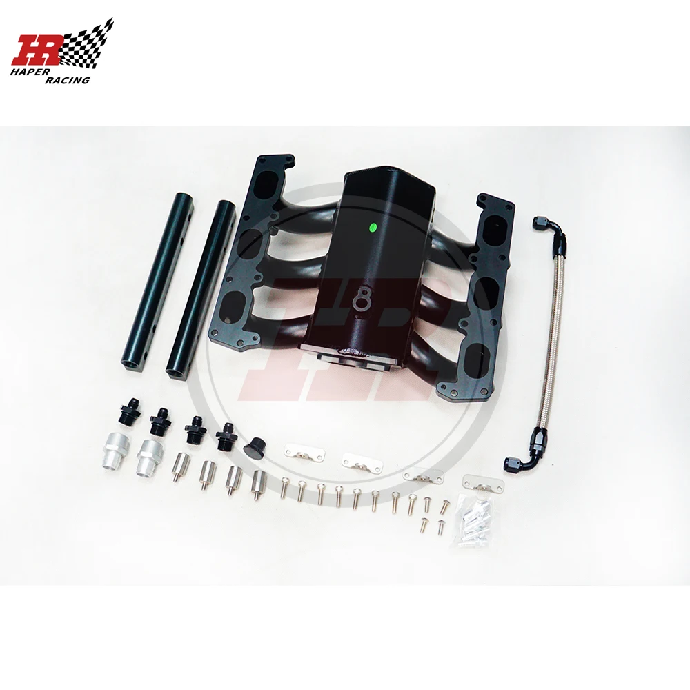 HP RACING  Billet Aluminum Intake Manifold Kit For S4 A4 A6 Allroad B5 2.7T Engine 2000-2003