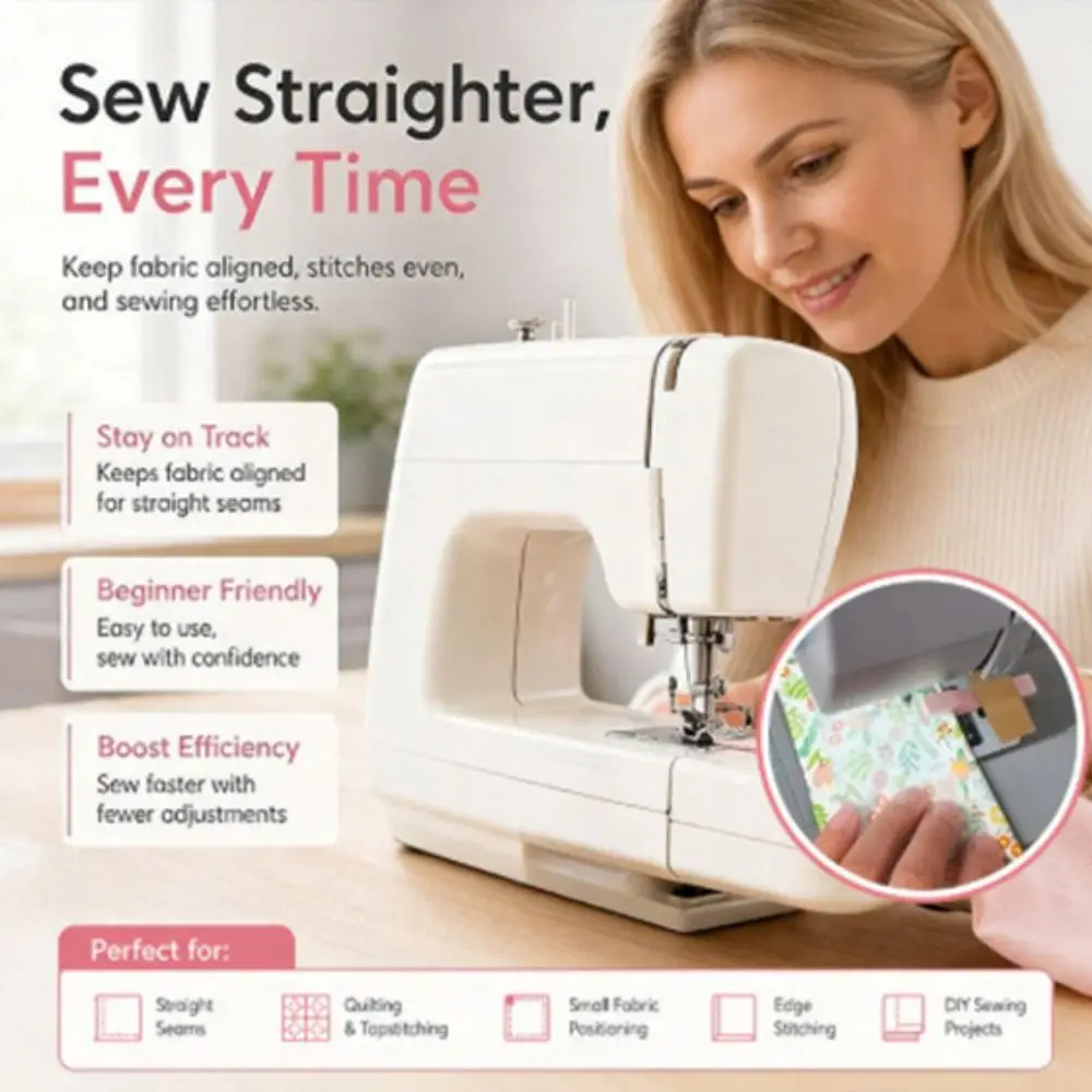 Multi Channel Sewing Machine Seam Guide Straight Stitch Alignment DIY Sewing Projects Stitch Alignment Guide