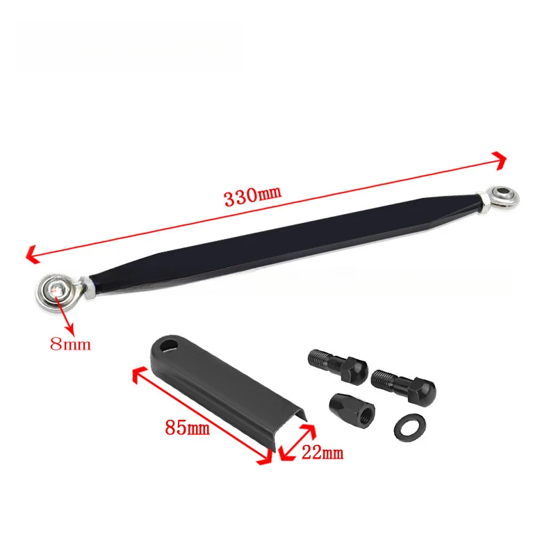 

Motorcycle Modified Gear Shift Lever Aluminum Alloy Connecting Lever Soft Tail Conversion Link