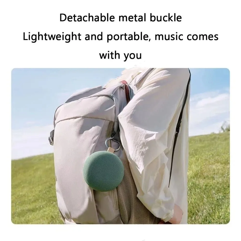 Mini Portable Bluetooth Speaker Keychain Lightweight Multi-Play Mode Wireless Speaker Keychain Stable Connection Waterproof