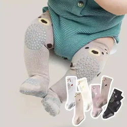 Calcetines hasta la rodilla para bebé, Protector de seguridad para niños pequeños, calcetines largos de dibujos animados, artículos de bebé recién nacido, accesorios