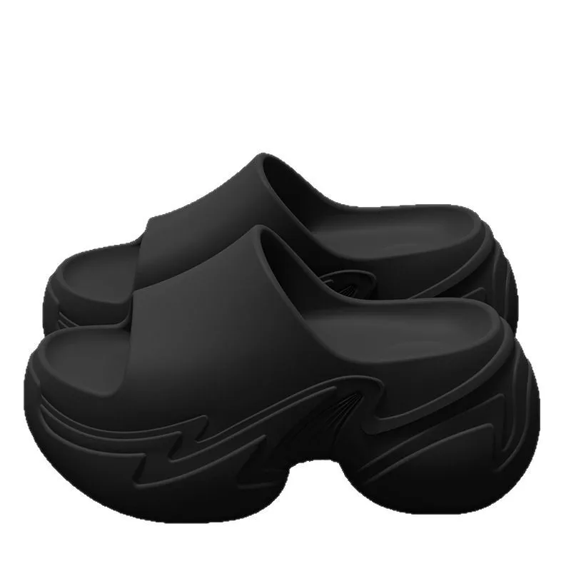 High-top slippers 2026 new summer style, heightening shoes for home wear, outdoor use, anti-slip eva flip-flops view 5