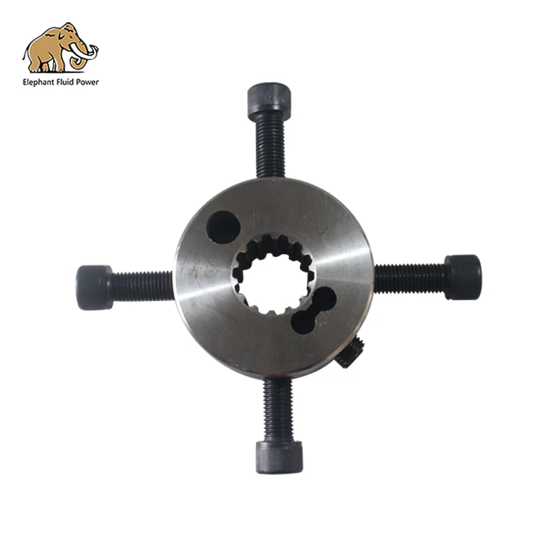 

For Excavator Hydraulic Pump Rubber Coupling Spline 8# 16cm 4Hole 14T 100*40*35*50
