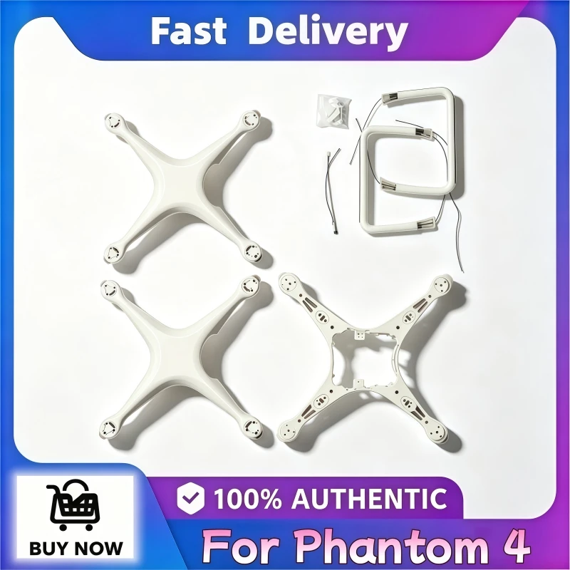 

Drone Body Shell Repair Parts for DJI Phantom 4 Standard Replacement Middle Frame Landing Gear and Upper Shell Cover