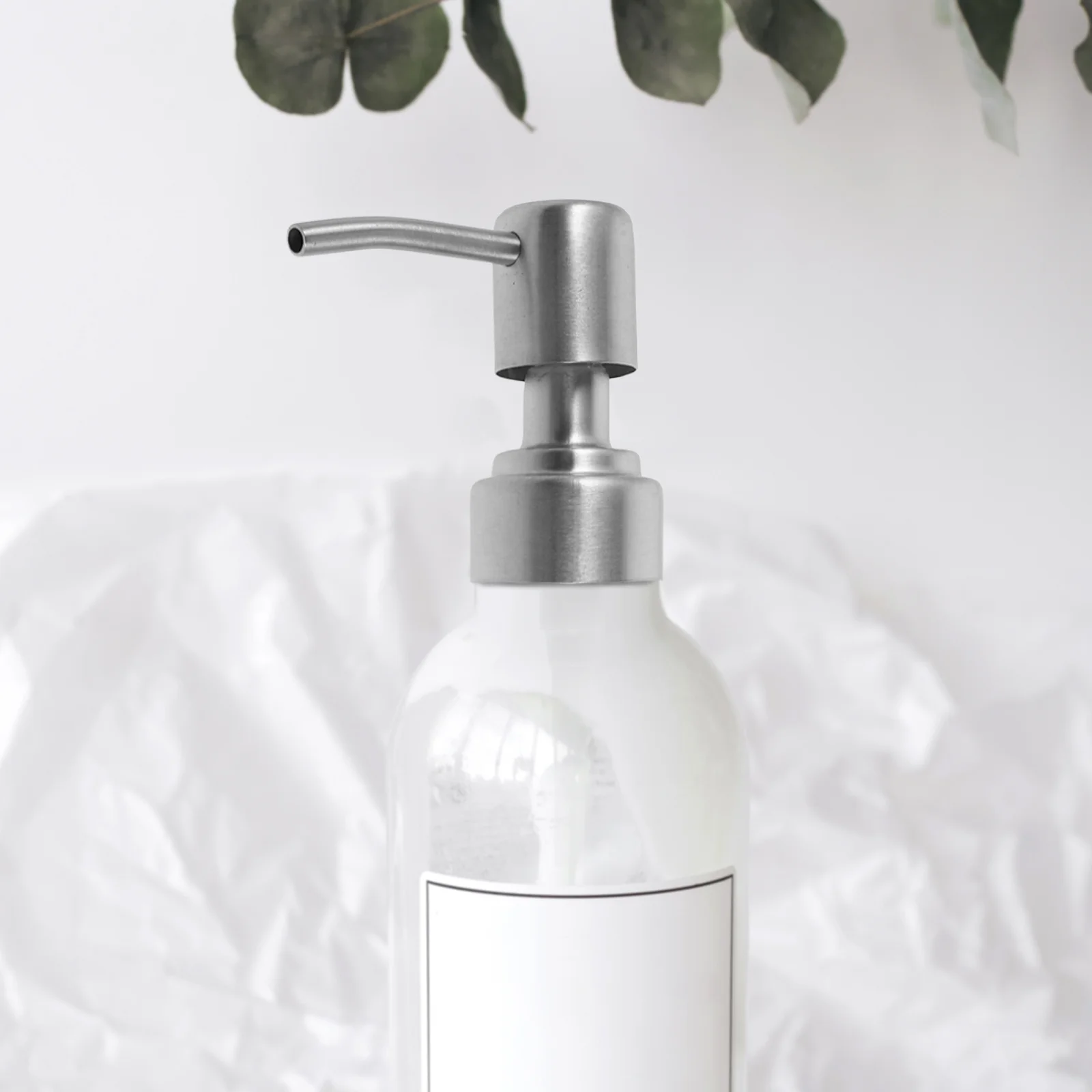 

2Pcs Soap Dispenser Pump Heads Stainless Steel Replacement for Shampoo Lotion Pump Head Foaming Soap Dispenser