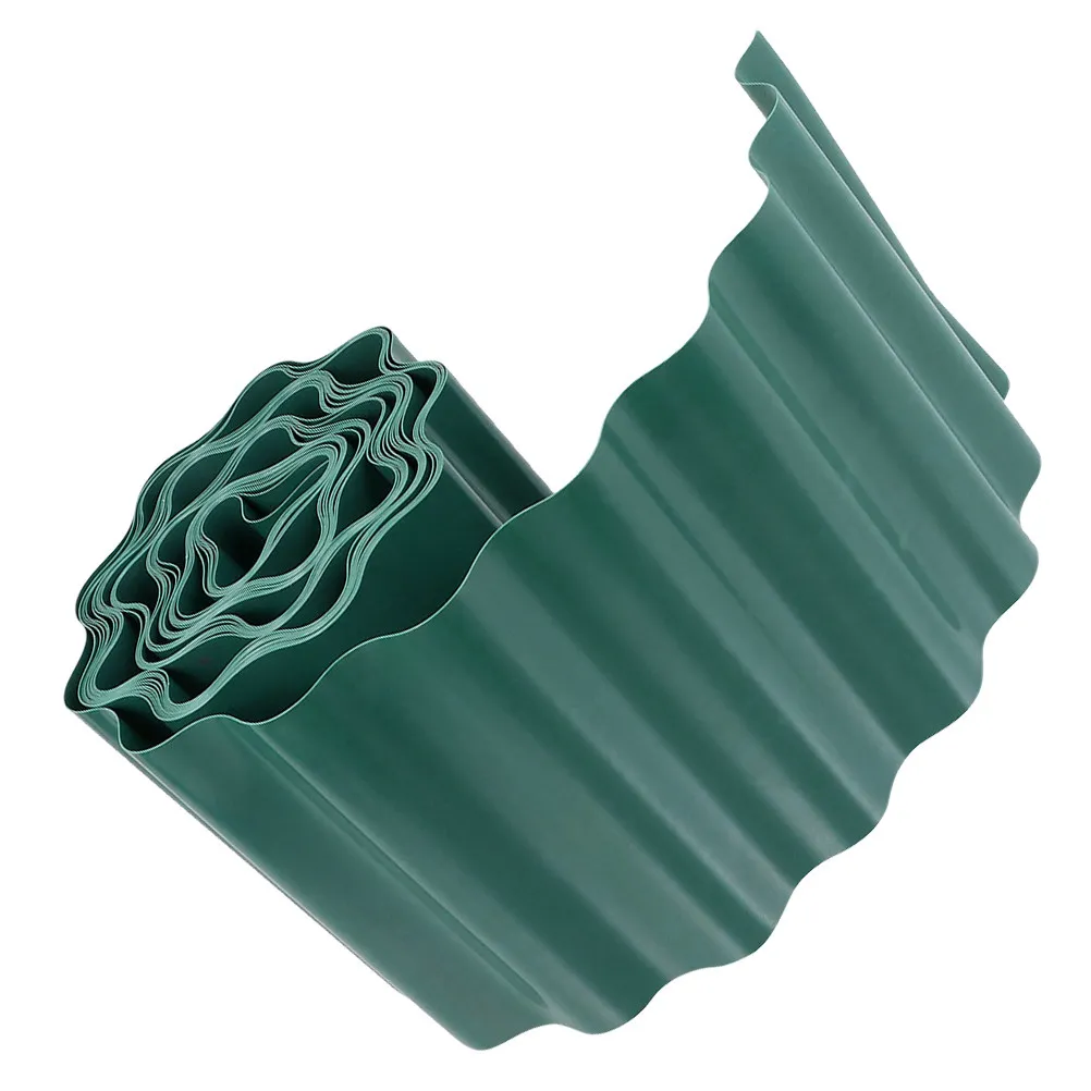 

Пластиковый бордюр для газона 9м x 20см, зеленый, для сада, балкона, ограждения, патио, защиты края, клумбы, DIY, подставка для растений