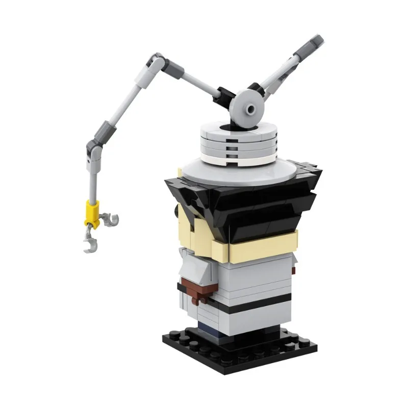 130 шт. фигурка блока детектива - комплект модели головы куба для взрослых и подростков, коллекционный строительный набор с руководством, подарок