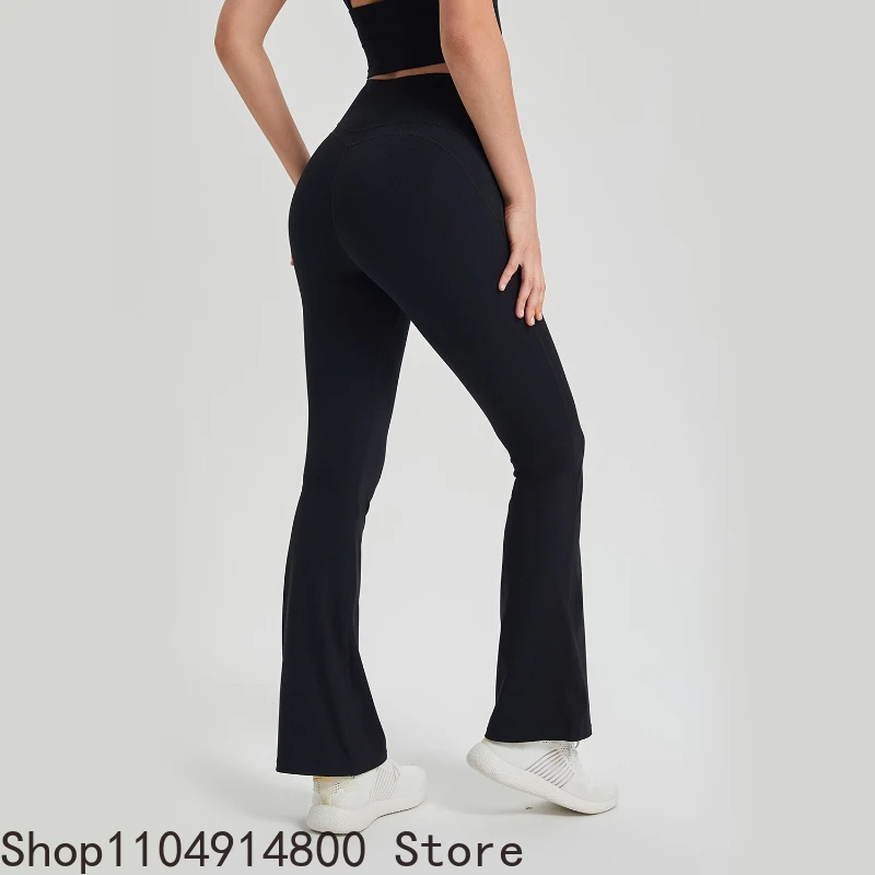 

Спортивные прямые брюки для женщин без смущения, широкие брюки для йоги, дышащая одежда для фитнеса, универсальные повседневные брюки