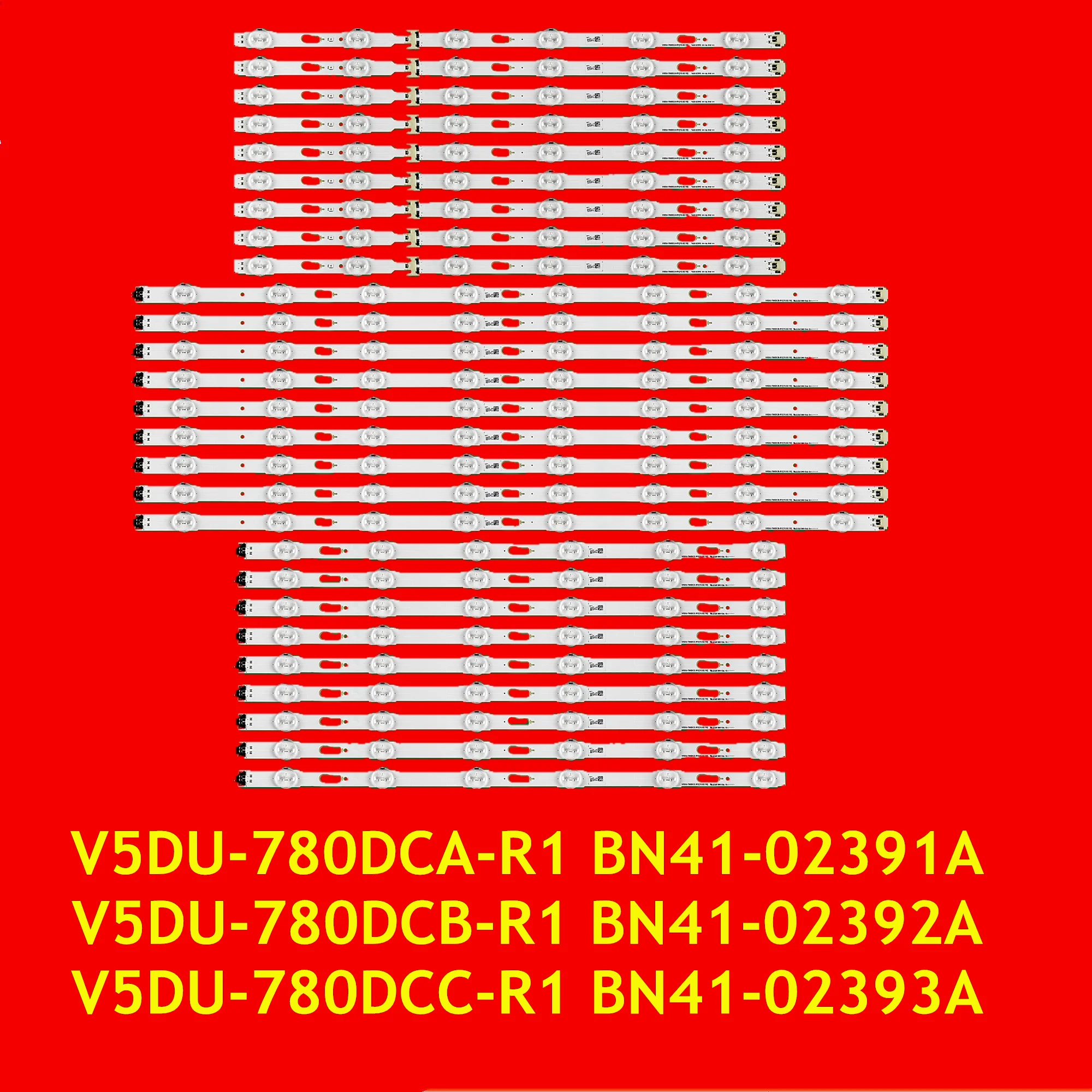 

LED Strip for UA78JU7500 UA78JU7800 UE78JU7500 UE78JU7580 UE78JU7590 UN78JU7500 UN78JU7700 V5DU-780DCA V5DU-780DCB-R1 780DCC-R1