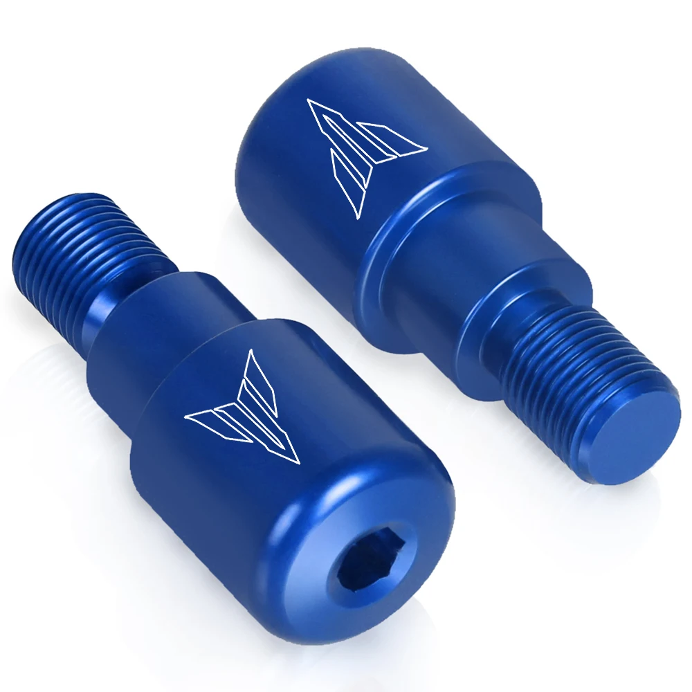 Motorcycle Handle Bar End Caps Handlebar Grips For Yamaha MT07 MT09 MT10 MT125 FZ1 FZ6 FZ6R FZ07 FZ09 FZ010 Handbar Ends Plug