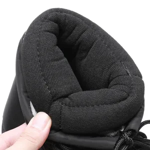 2024 Winter EAVES -Knöchelstiefel Frauen Schneestiefel Marke Design Klassische Testplattform Dwaterof nicht -Slip -Wasser Baumwollstiefel Frau Frau Frau 8 Hauptverkauf Bota de Nylon Female - №6