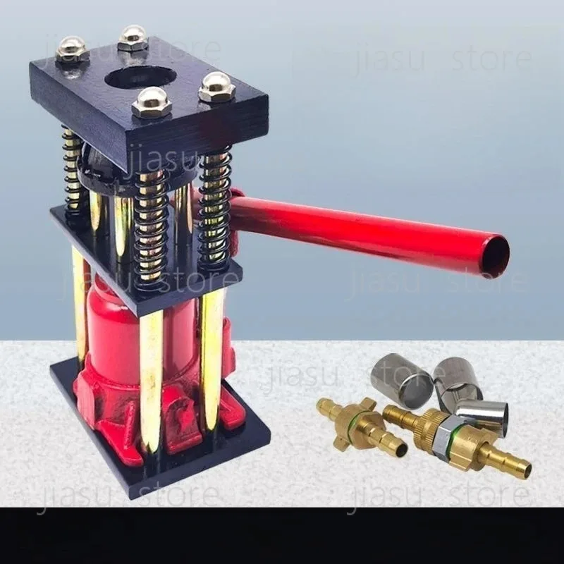 

Ручной гидравлический пресс для обжима шлангов D-образного типа на 8 зубьев, 8-22 мм - для труб высокого давления