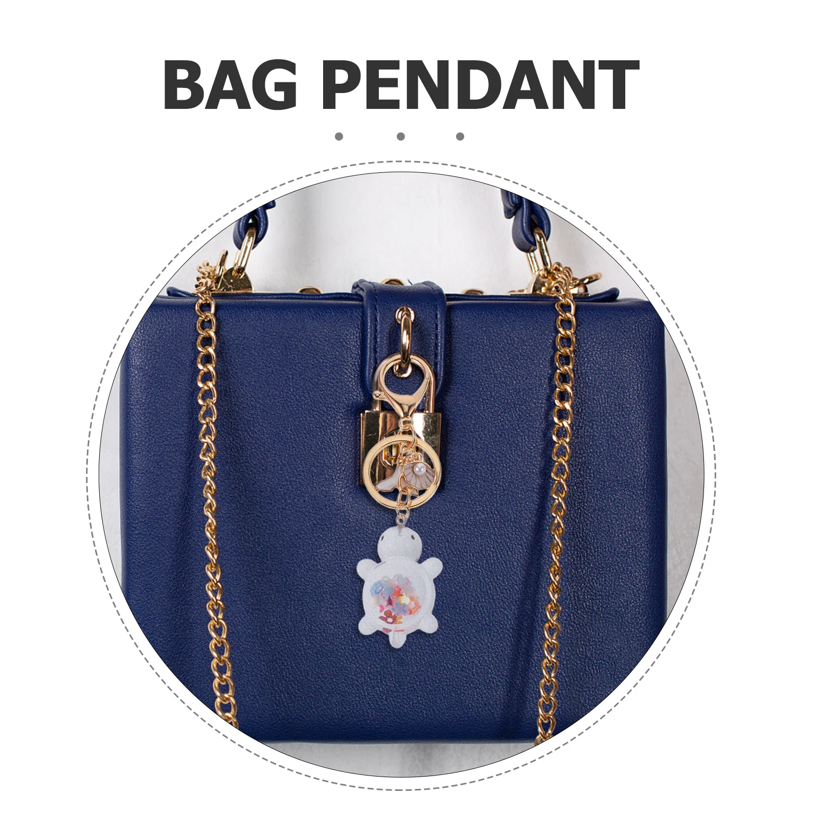 4Pcs Glow Turtle Keychain Sequins Cute Animal Pendant Bag Charm Keyring for Women Backpacks Handbags Night Light Accessory