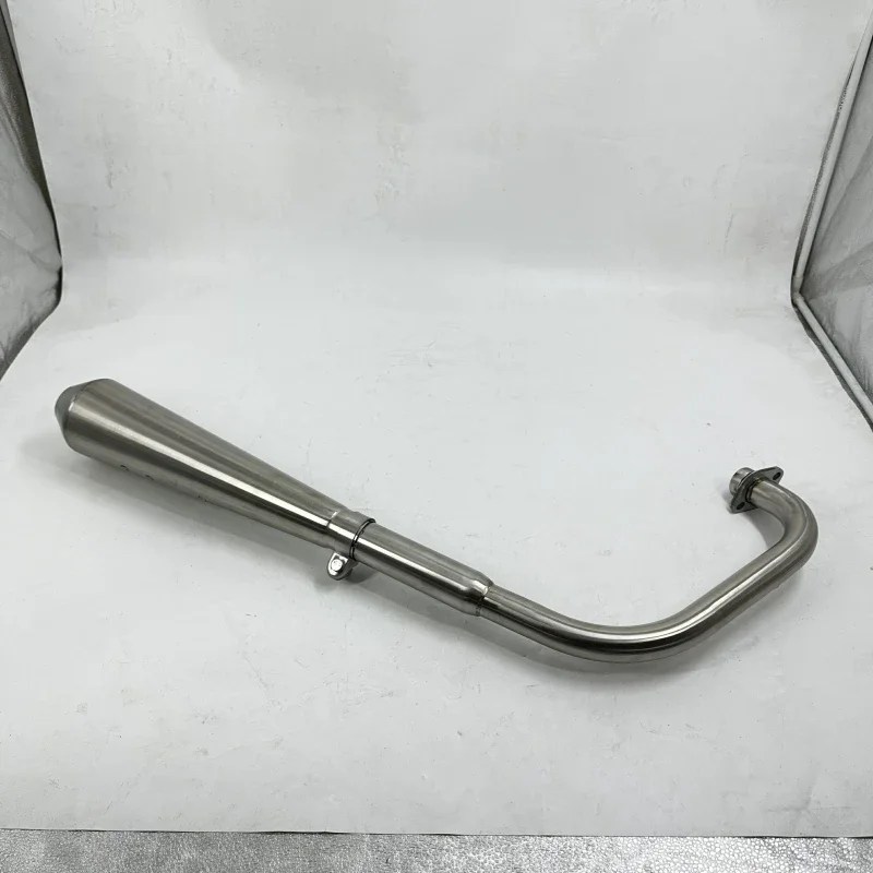 【Premium quality】Motorcycle EXHAUST SYSTEM - COMPLETE - QUIET - BRUSHED For MUTT Motorcycle Original Parts MPT-1392
