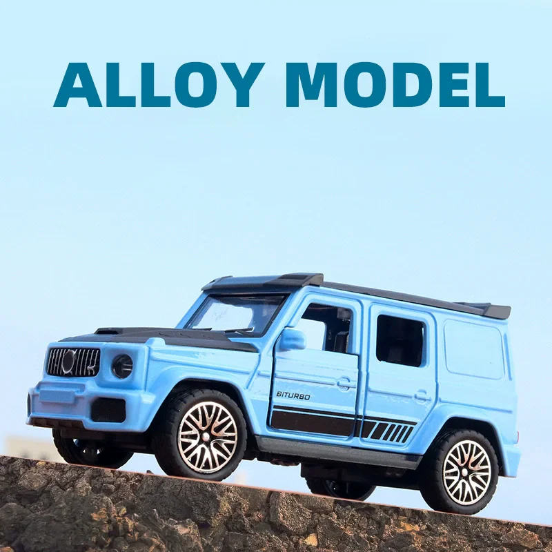 سبيكة مخصصة سيارة 1/36 مقياس نموذج SUV سيارة معدنية نموذج محاكاة دييكاست سيارات اللعب