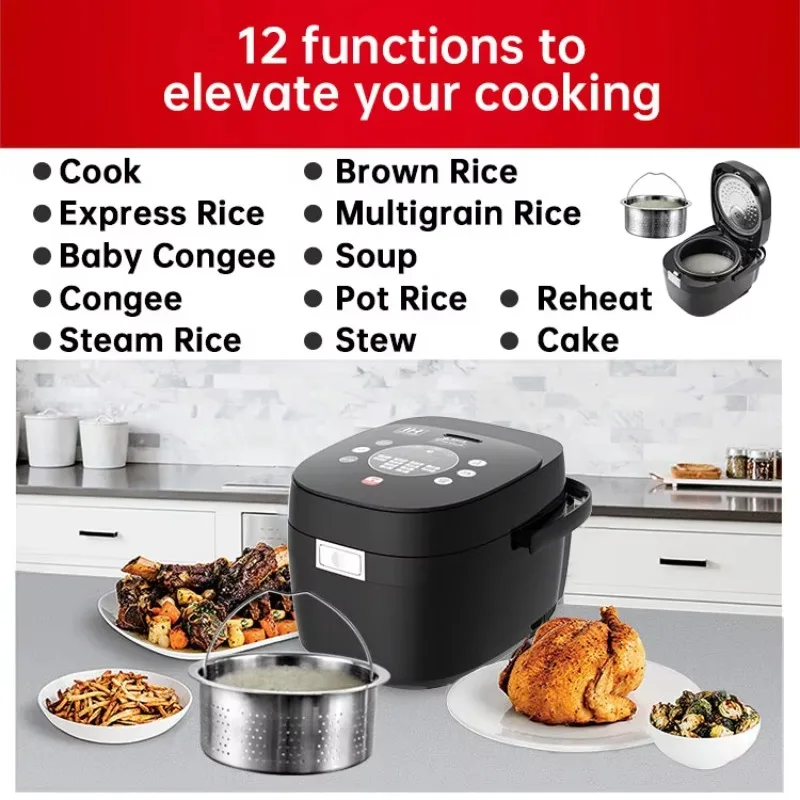 High Quality 1.2L 3L IH Multicooker Electronic Home Appliance Drum Shaped Electric National Mini Rice Cookers