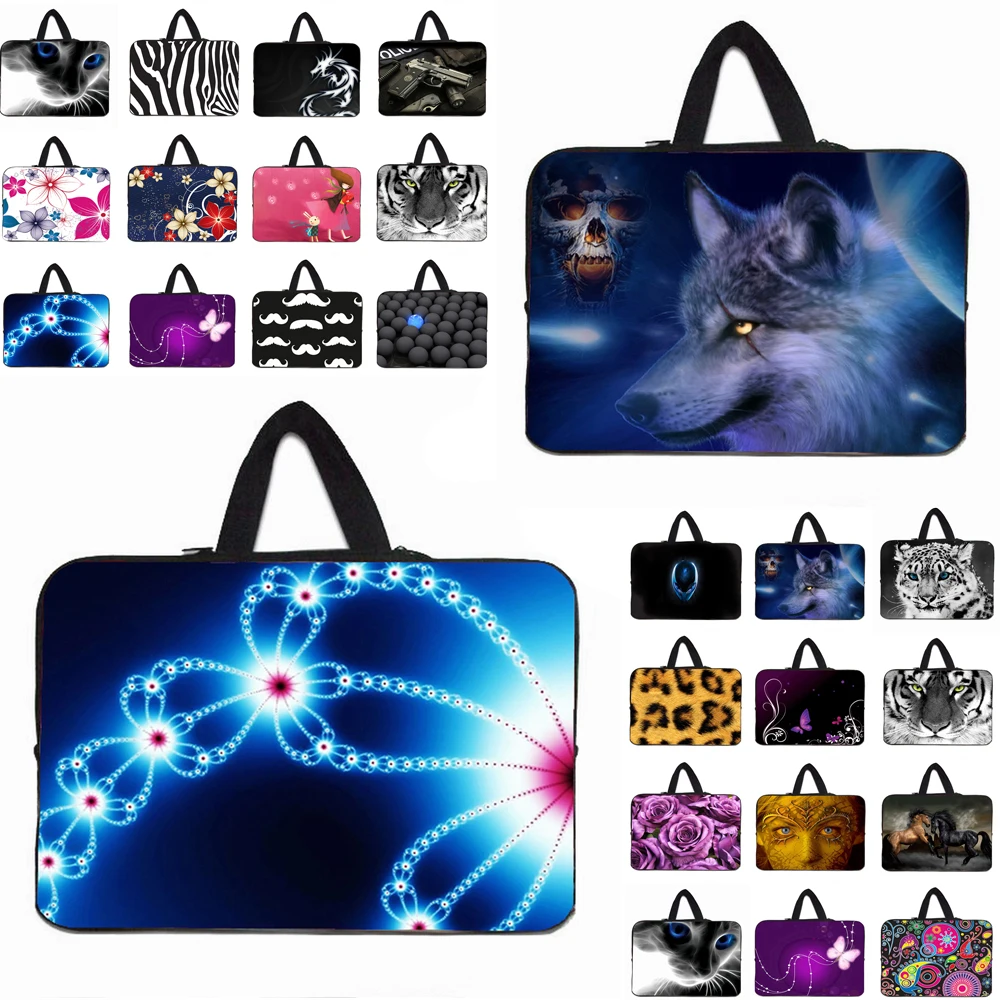 Capa para laptop à prova d'água em neoprene de 10-17 polegadas, bolsa para Chromebook, funda/bolsa para Macbook Air M4 M5, Lenovo Yoga, Sony, DELL XPS 16