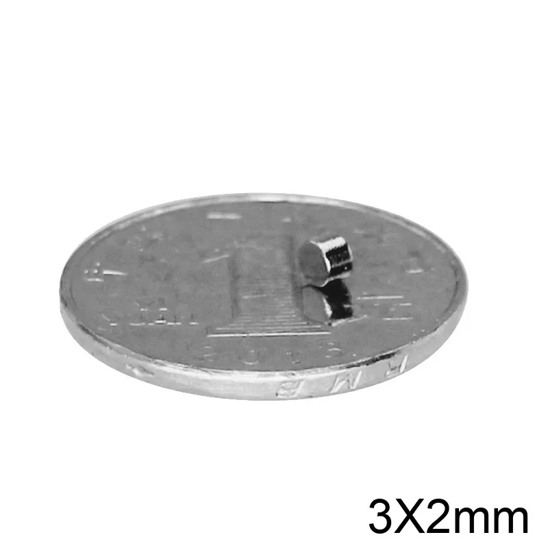 3x2 Search Minor Diameter Magnet 3 x 2mm Bulk Small Round Magnets 3x2mm Neodymium  Disc Magnets strong 3*2 mm