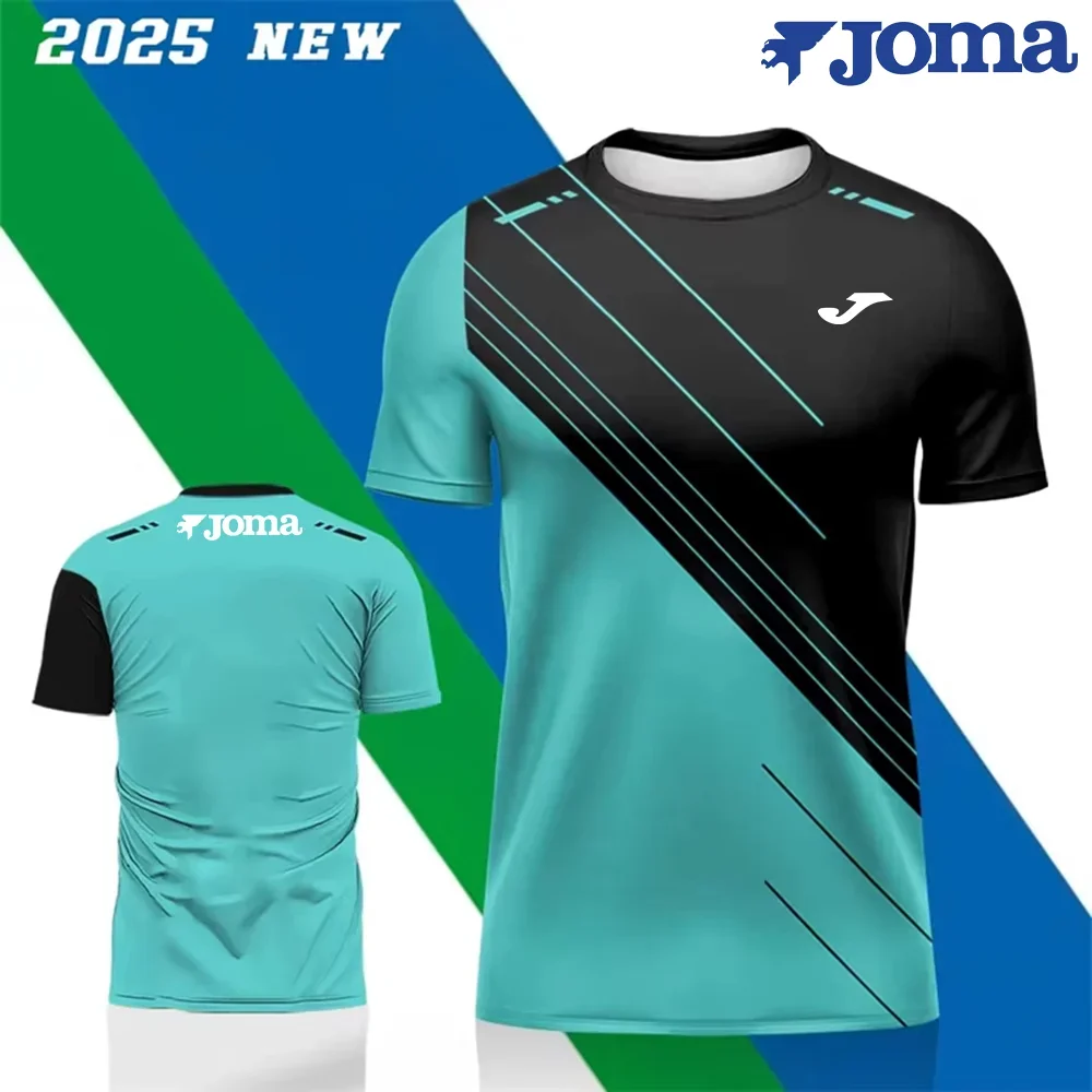 

JOMA Summer Trend спортивная одежда с 3D принтом для велотренажера на открытом воздухе, быстросохнущая дышащая повседневная уличная мужская футболка, летняя