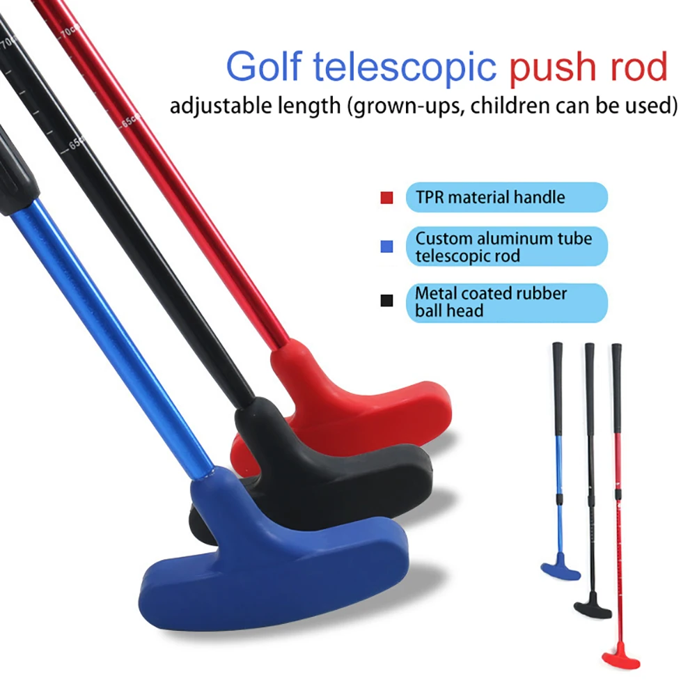 Collapsible Golf Putters Retractable Golf Tool Mini Golf Putter For Right Left Handed Golfers Grown-ups Kids Junior 53cm-93cm