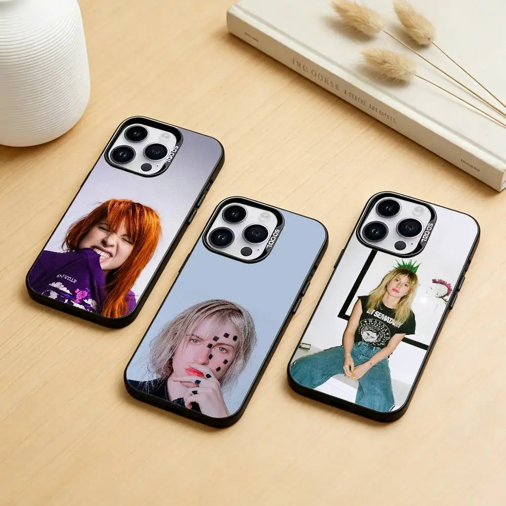 

Singer H-Hayley Williams Album Phone Case Color Silver Shell For IPhone 17 16 15 14 13 12 11 Pro Max Plus