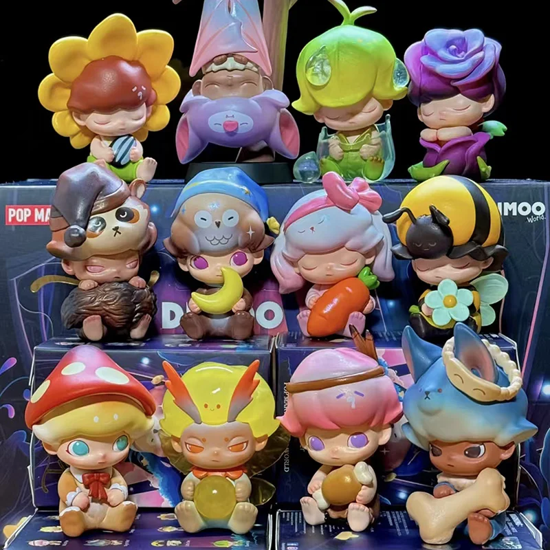 

POP MART Dimoo Forest Night Series: Модные коллекционные фигурки-сюрпризы (Blind Box) — Загадочная коробка, милая модель, подарок на день рождения