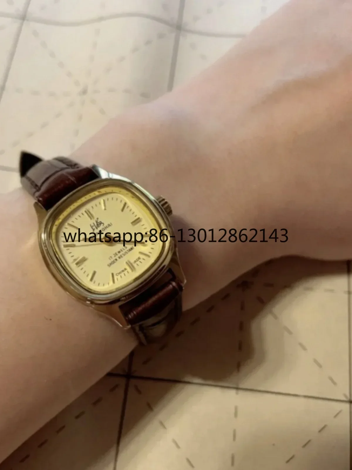 5520 movement manual winding mechanical women's watch retro nostalgic watch belt steel belt watch
