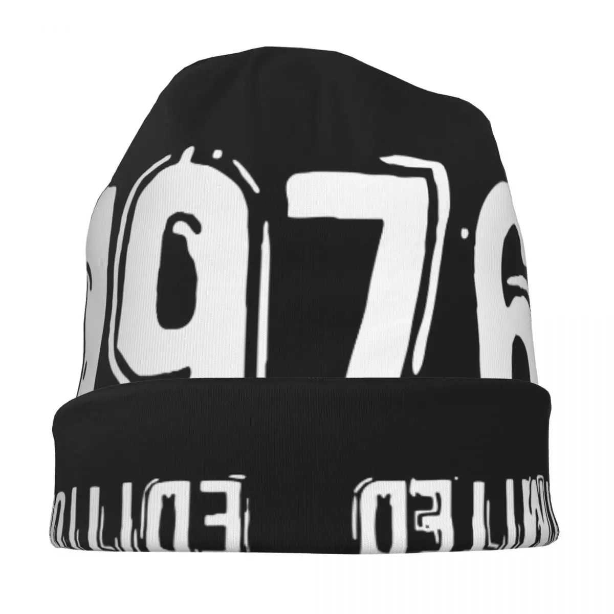 1976 Limited Edition Vintage Bonnet Hats Hip Hop Outdoor Skullies Beanies Hat for Men Women Knitting Hats Thermal Elastic Cap