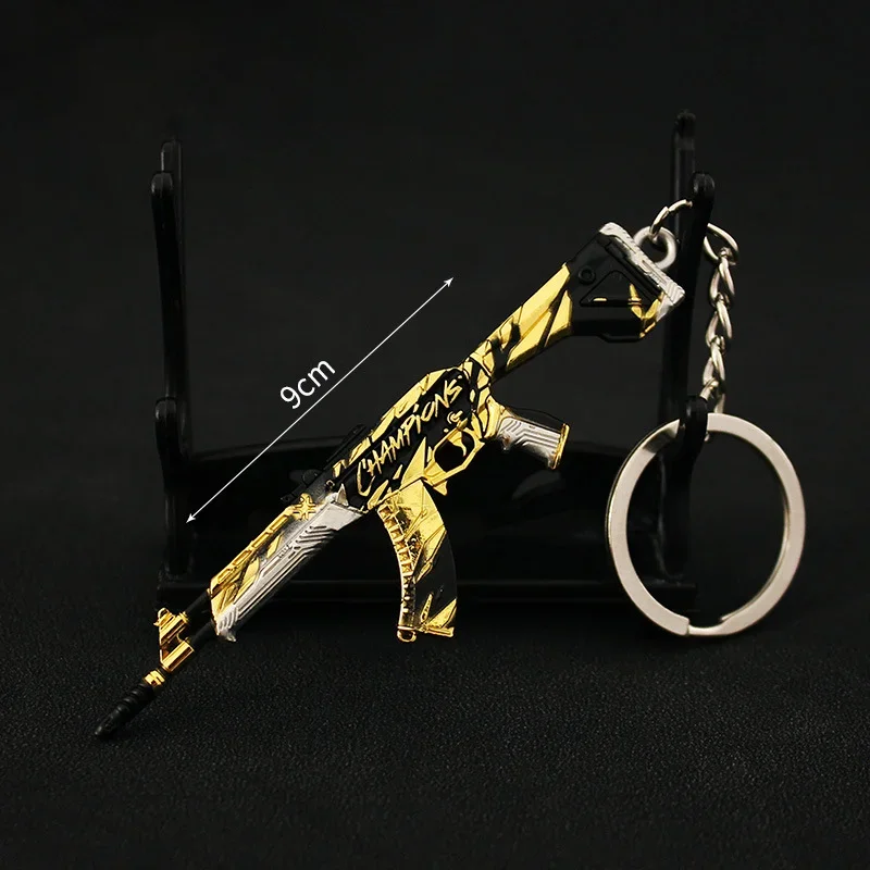 Valorant Weapon Champions 2021 Skin for Vandal Keychain Model Dolls Metal Knife Game Peripheral Samurai Sword Desktop Gifts Toy