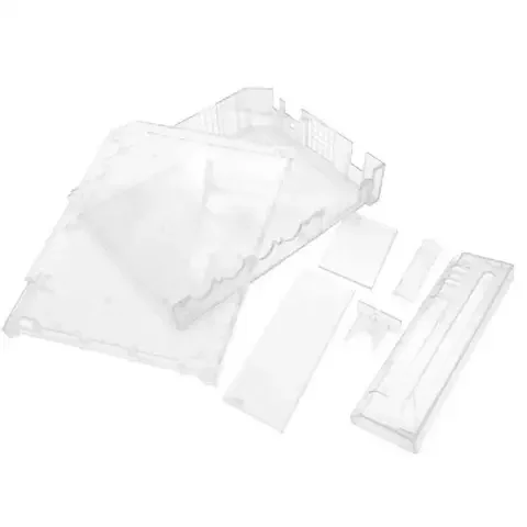 

Complete Housing Shells with Button for Wii Transparent Cases Cover Full Cases for Wii Console Replacement Shellsc