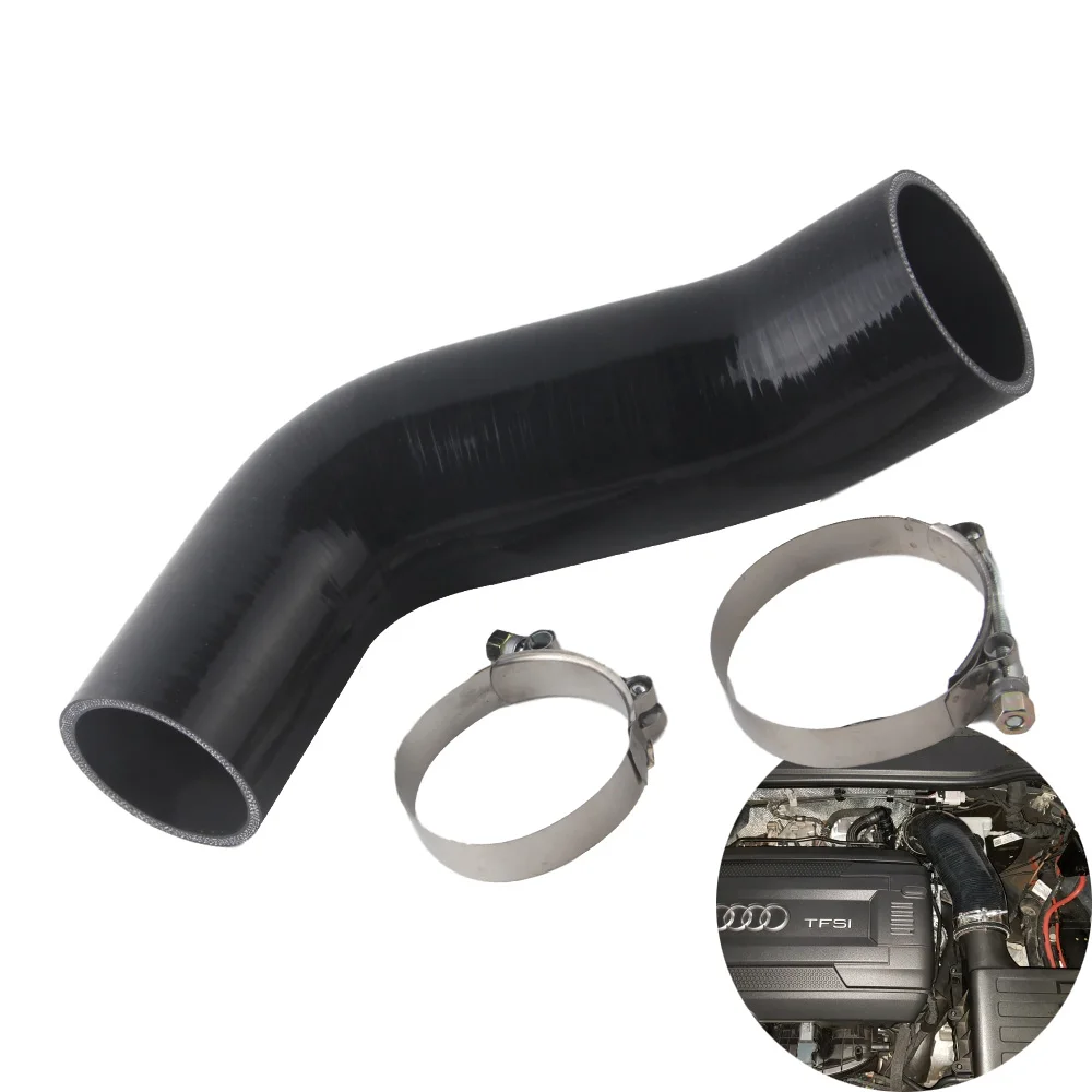 Silicone Turbo Inlet Elbow Tube Intake Hose For VW Golf MK7  R Audi V8 MK3 A3 S3 TT  2.0T 2014+ RED OR BLACK