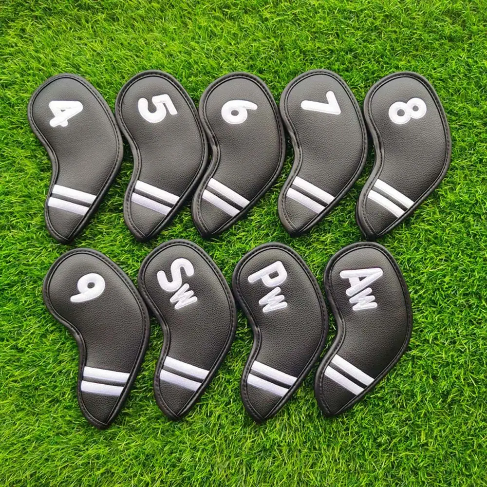 

Case Golf Putter Accessories With Number Design Protective Cover Head Cover Golf Headcovers Golf Iron Headcover Golf Club Cover