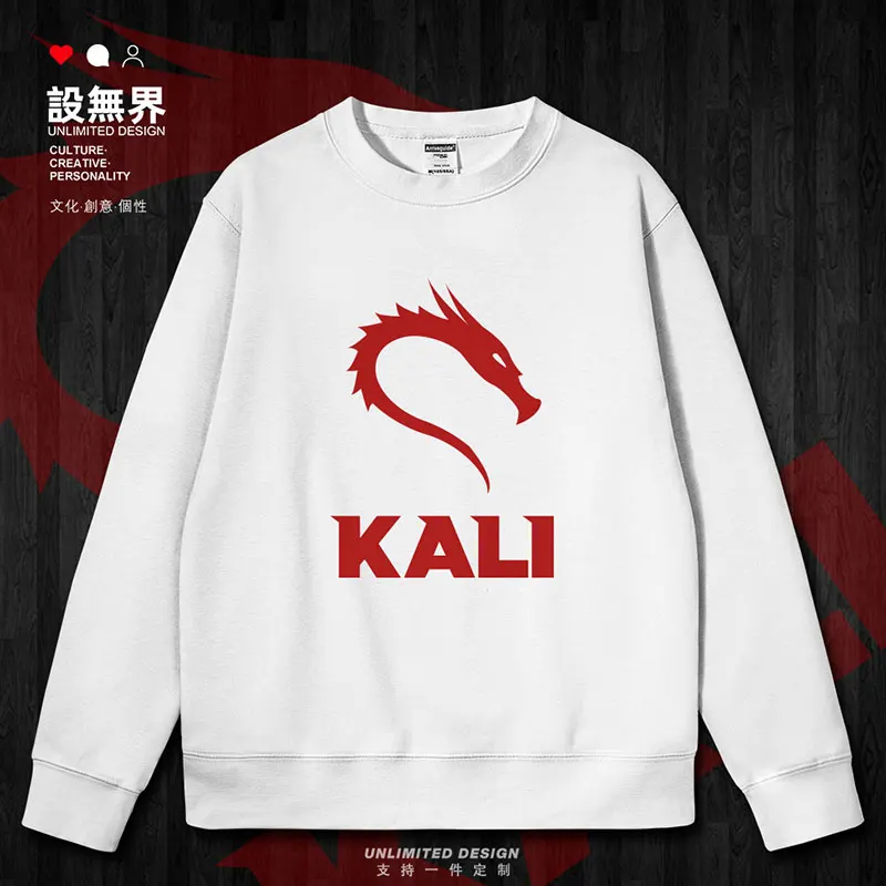 Programmer Kali Linux System Debian Source Code Development mens hoodies clothing printed white new men clothes autumn winter