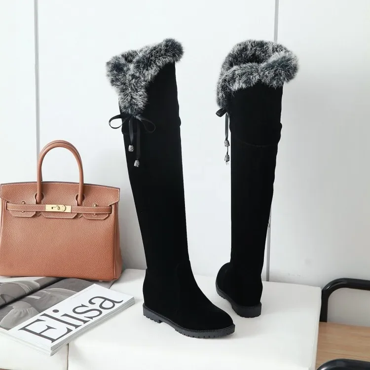 Big Size   thigh high boots knee high boots over the knee boots women ladies boots	shoes woman winter boots women